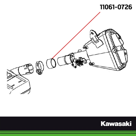 Kawasaki original GASKET,MUFFLER CONNECTING