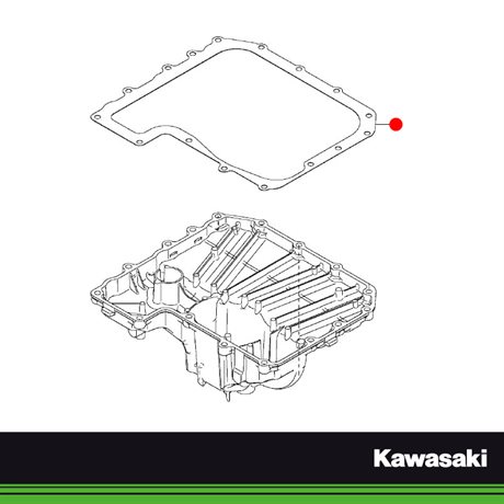 Kawasaki Original Packning Oil Pan