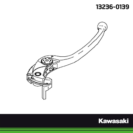 Kawasaki original handtag Broms