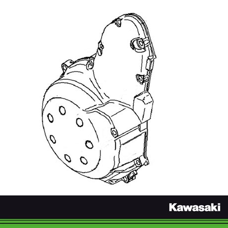 Kawasaki Original Generatorkåpa