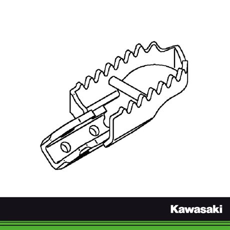 Kawasaki Original Fotpinne KLX230 20-