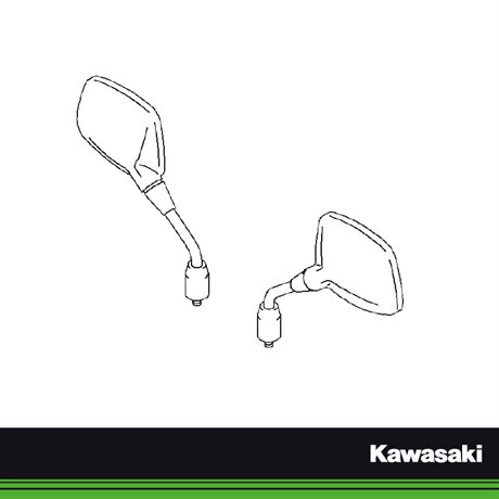 Kawasaki Original Backspegel KLV1000