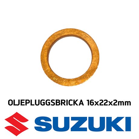 Suzuki original oljepluggsbricka M16