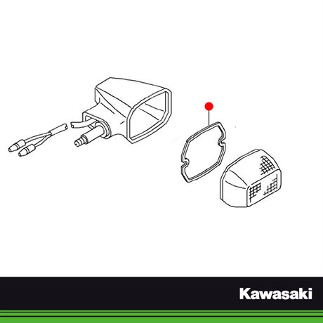 Kawasaki Original Packning Blinkersglas
