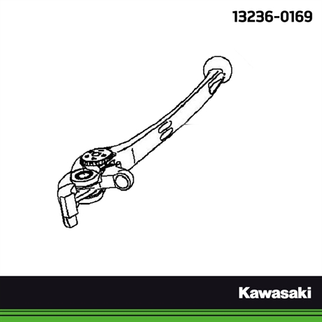Kawasaki original Bromshandtag