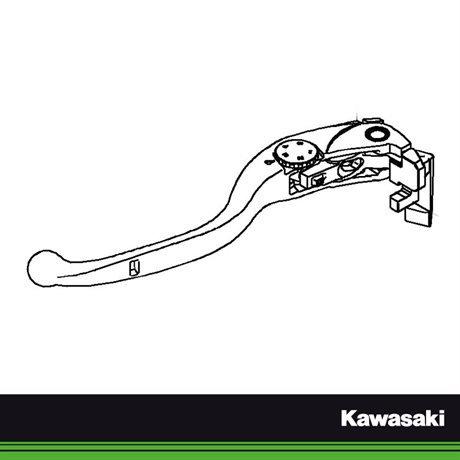 Kawasaki original kopplingshandtag