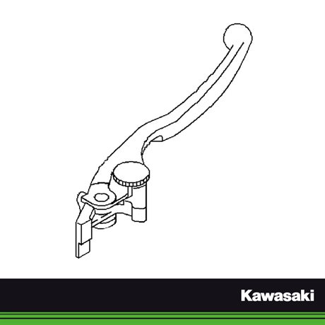 Kawasaki original justerbart bromshandtag