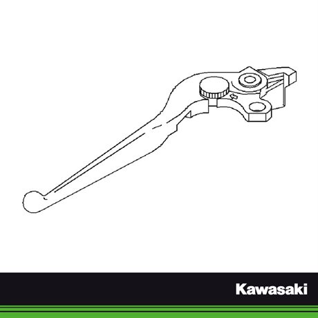 Kawasaki original justerbart kopplingshandtag
