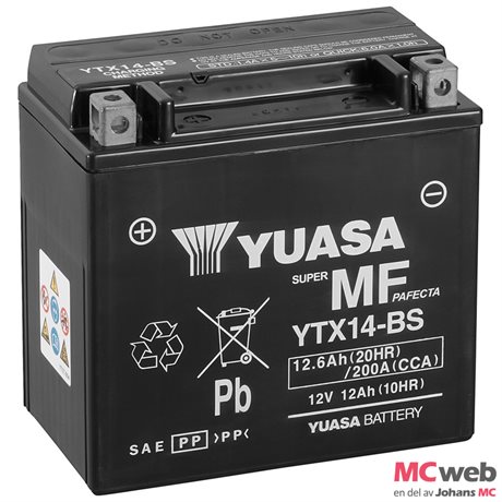 Batteri YTX14-BS 