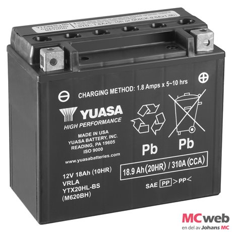 Batteri YTX20HL-BS