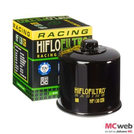 HiFlo oljefilter HF138RC (Racing 17mm)