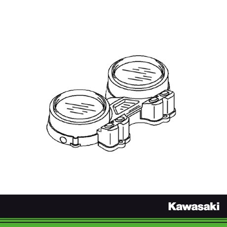 Kawasaki original Mätarlock ER-5 -97