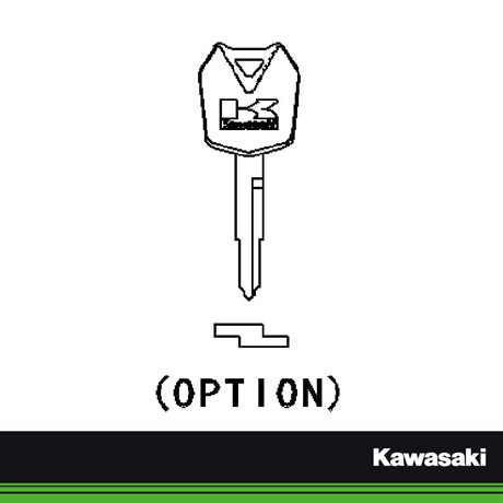 Kawasaki Original Blank Tändningsnyckel