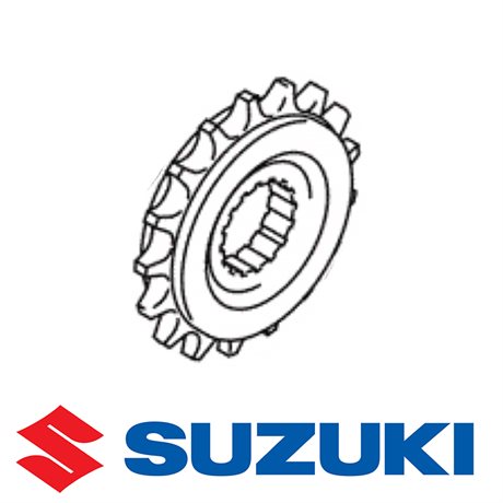 Suzuki original framdrev 17T GSX-R1000