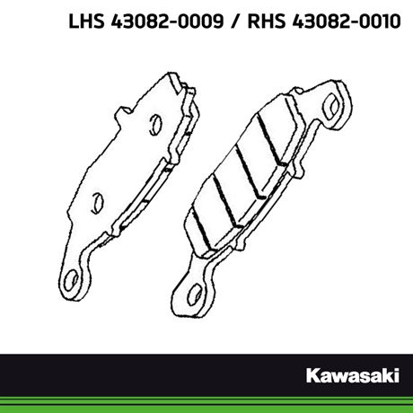 Kawasaki Original bromsbelägg fram ABS