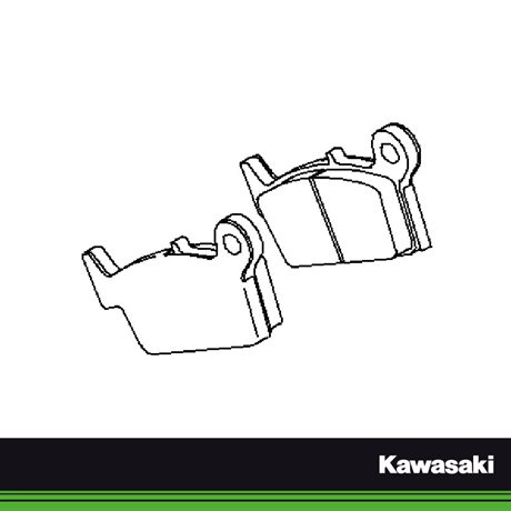Kawasaki Original Bromsbelägg bak