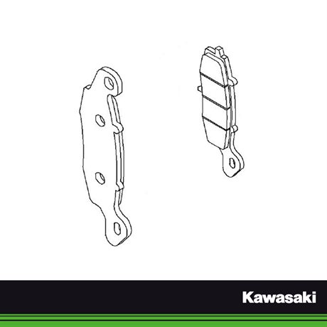 Kawasaki Original Bromsbelägg fram