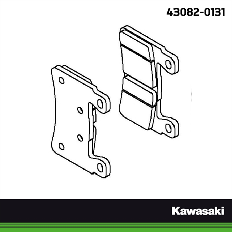 Kawasaki Original bromsbelägg fram