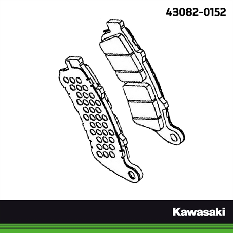 Kawasaki Original bromsbelägg fram Vulcan S 15-16