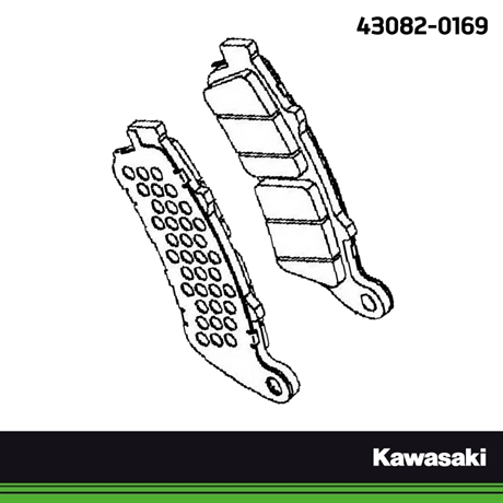 Kawasaki Original bromsbelägg fram Vulcan S 17-23