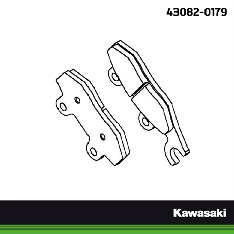 Kawasaki Original bromsbelägg bak