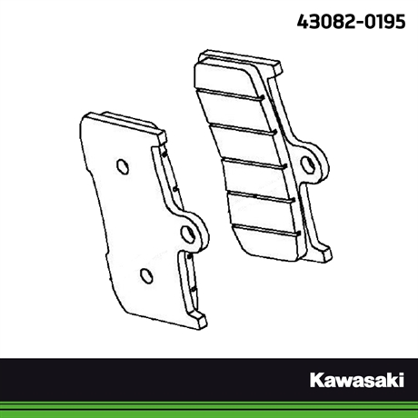 Kawasaki Original bromsbelägg fram Z900 20-