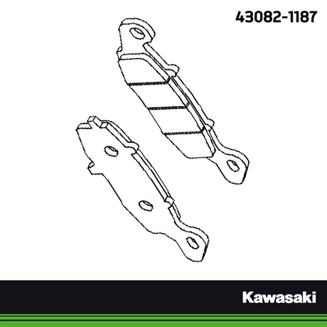 Kawasaki Original bromsbelägg fram