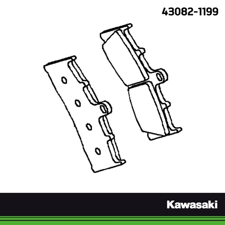 Kawasaki Original Bromsbelägg Fram