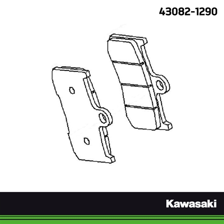 Kawasaki original bromsbelägg fram ZX-9R 02-03