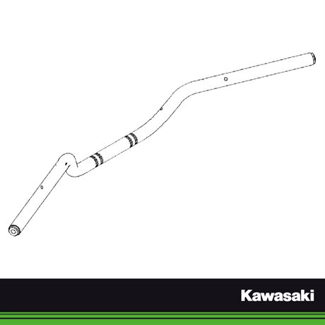 Kawasaki Original Svart Styre Versys 11-14