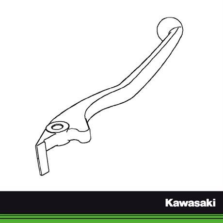 Kawasaki original bromshandtag