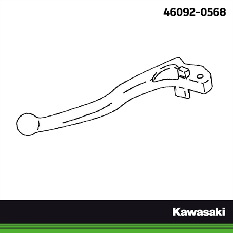 Kawasaki original kopplingshandtag