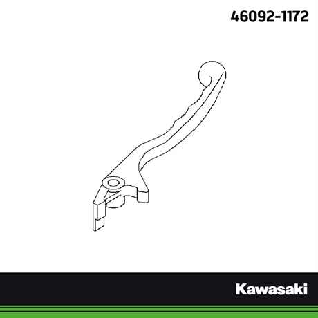 Kawasaki original bromshandtag