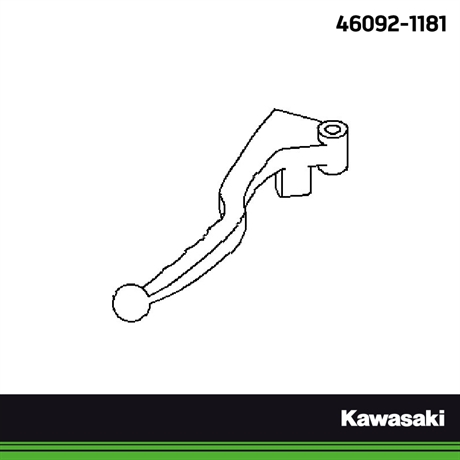 Kawasaki original kopplingshandtag ER-5 -97