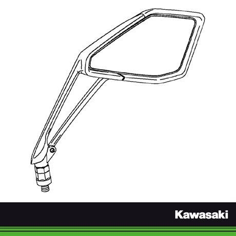 Kawasaki Original Backspegel Z1000 14-16