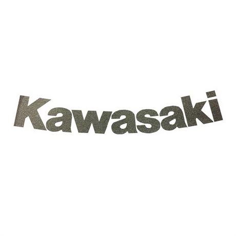 Kawasaki logo windscreen sticker