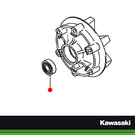 Kawasaki Original BALL BEARING,#6205C3