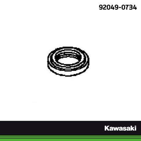 Kawasaki original packbox framgaffel
