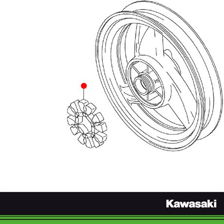 Kawasaki original Ryckutjämnare