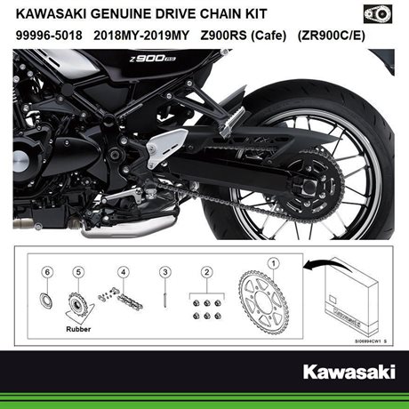 Kawasaki original drivpaket Z900RS
