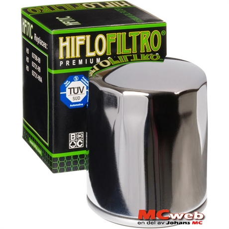 HiFlo oljefilter HF171C Krom