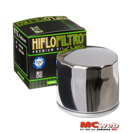 HiFlo oljefilter HF172C krom