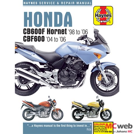 Honda CB600F Hornet & CBF600 98-06