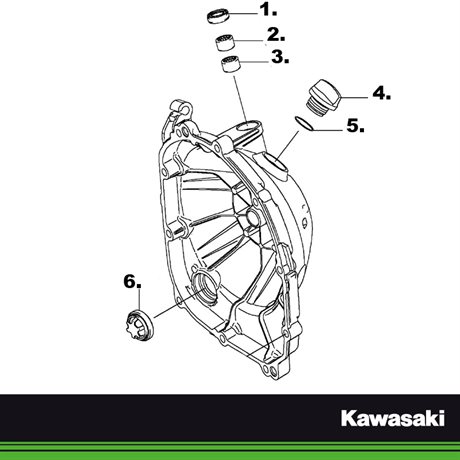 Kawasaki Original Reservdelar Kopplingskåpa