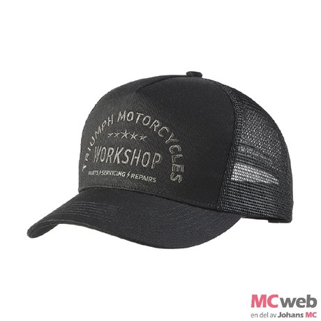 WORKSHOP TRUCKER CAP BLACK