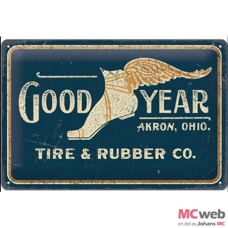 Good Year tire, 20X30 cm