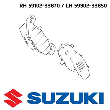 Suzuki original brombelägg fram