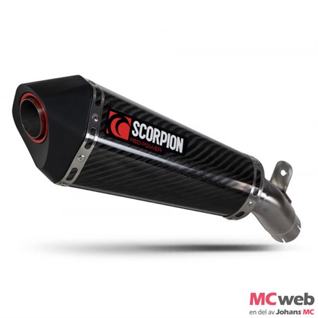 Scorpion Serket Taper Slip-on Carbon GSX-S 1000 Katana 19-20