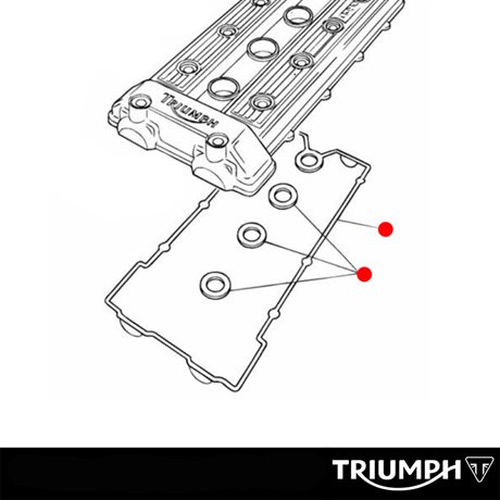 Triumph Original Packning ventilkåpa 4cyl