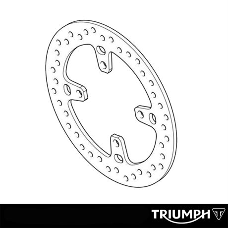 Triumph Original Bromsskiva Bak